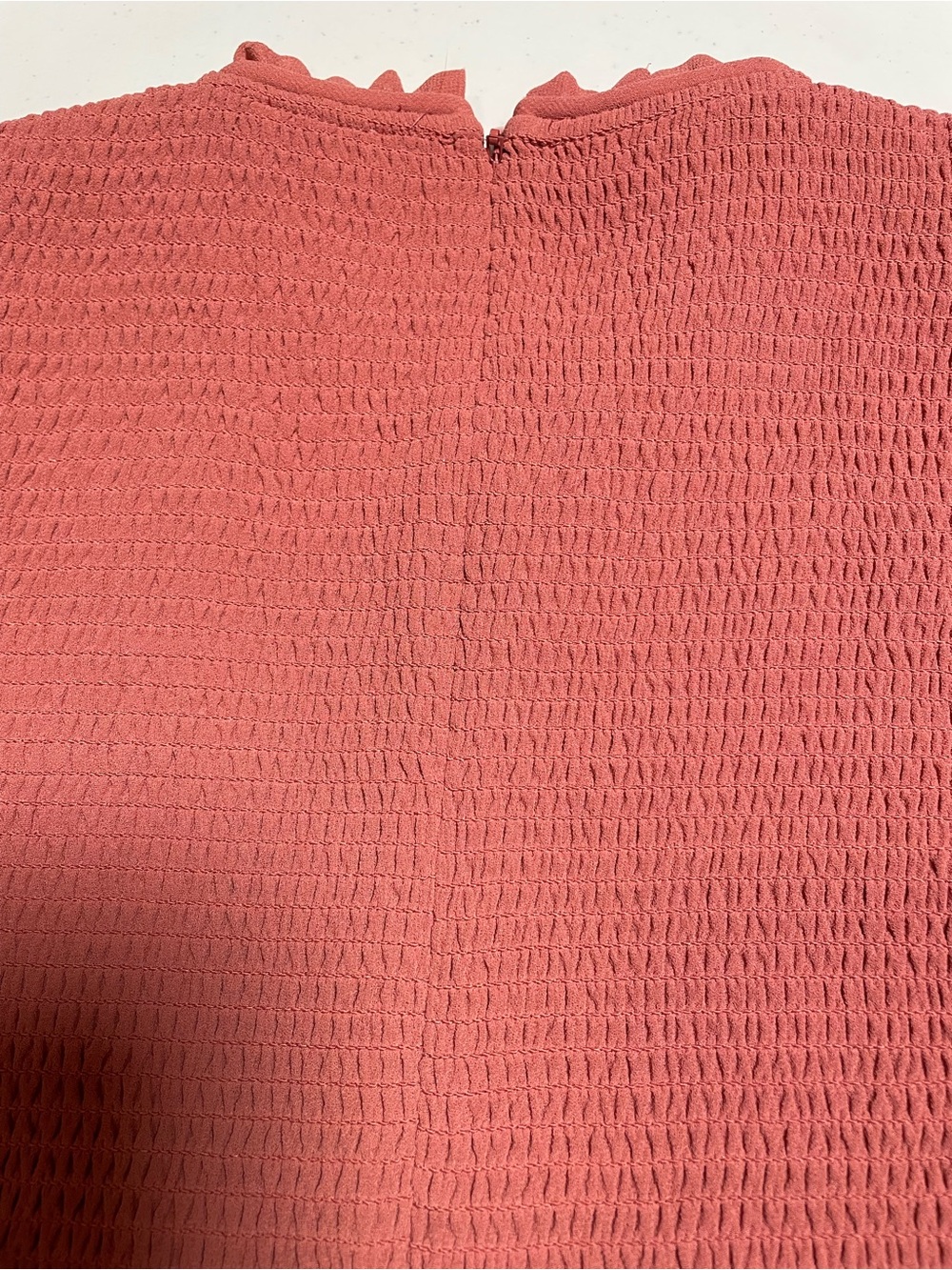 NWT Aritzia Wilfred Tempest blouse in a terracotta pink shade. Size XXS. - Picture 9 of 11